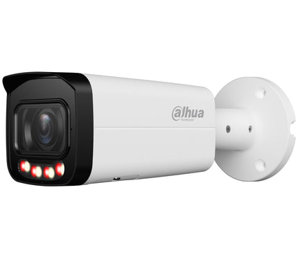 Dahua IPC-HFW2849T-ZAS-IL, caméra bullet à zoom 2,7-13,5 mm, 8 MP/4K PoE, double éclairage