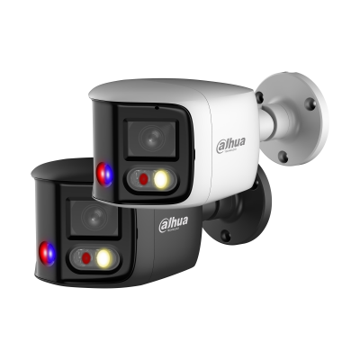 Dahua Dahua IPC-PFW3849SP, WizSense 8Mp Tioc Dual-Lens Bullet camera 180° Black