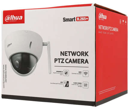 Dahua IPC-SD22404DB-GNY-W, mini caméra dôme PTZ PoE WiFi de 4 mégapixels