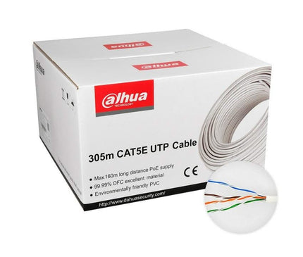 Dahua Dahua Netzwerkkabel CAT5E UTP Kabel 305 mtr, 100% Kupfer, feste Adern