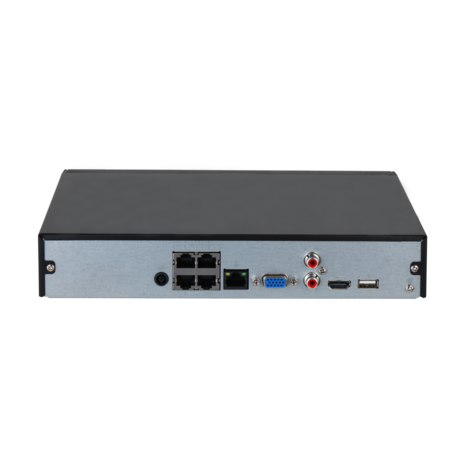 Dahua Dahua NVR2104HS-P-4KS3, NVR compact à 4 canaux, Ultra HD, PoE
