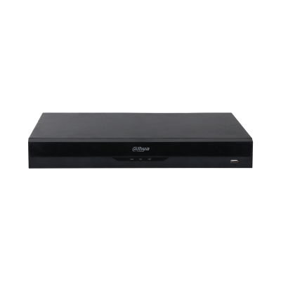 Dahua Dahua NVR4204-P-EI, 4x PoE, 2x SATA, Zonder Opslag,  max. 4 IP camera's Zwart