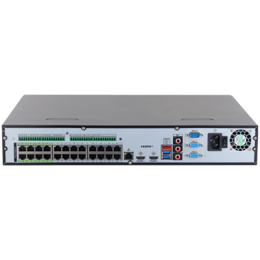 Dahua Dahua NVR5424-24P-EI, 24x PoE, Zonder Opslag, Geschikt voor 24 IP camera's