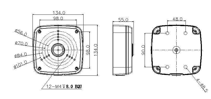Dahua Dahua PFA122 Einbaudose