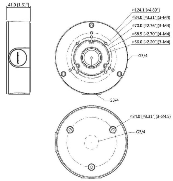 Dahua Dahua PFA130E Einbaukasten