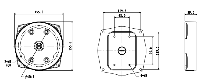 Dahua Dahua PFA132 mounting box