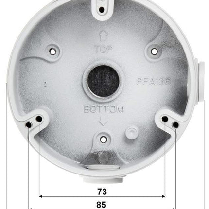 Dahua Dahua PFA136 mounting box for outdoor application