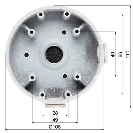 Dahua Dahua PFA139-B Einbaudose Schwarz