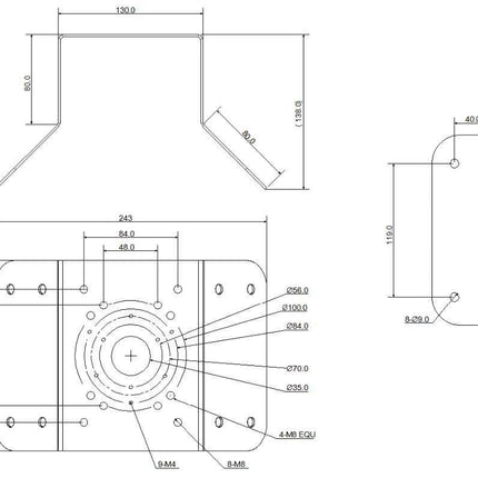 Dahua Dahua PFA151 angle bracket