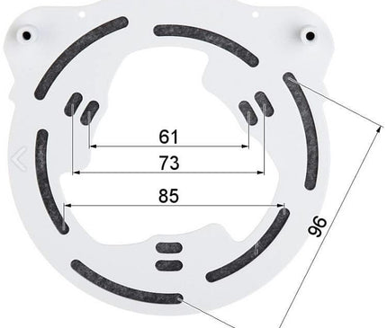 Dahua Dahua PFA200W Regenkap voor dome camera's