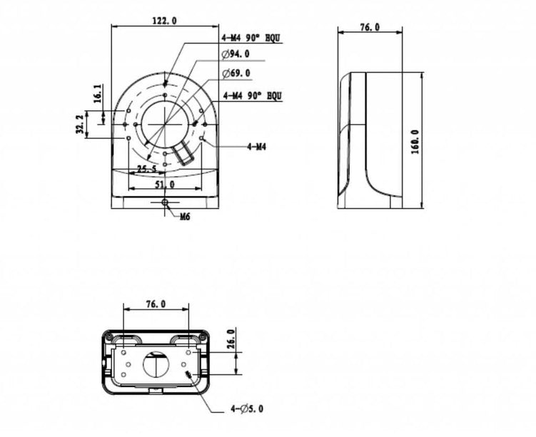 Dahua Dahua PFB204W Wandhalterung
