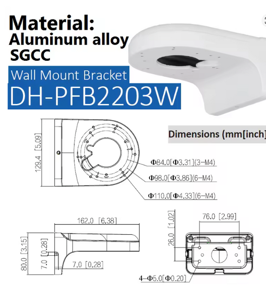 Dahua Dahua PFB2203W Wandhalterung