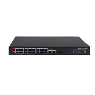 Dahua Dahua PFS3228-24GT-360 24x PoE Gigabit Switch 360W 2x SFP und 2x RJ45 Uplink