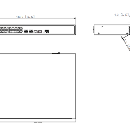 Dahua Dahua PFS4226-24ET-360, 24-Port 100 Mbps + 2-Port Gigabit PoE Switch, ANGEBOT