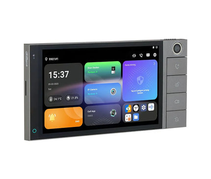 Dahua Dahua SCP3024B-CBZ, Binnenpost met Android 14, 7" IPS-touchscreen en cameramodule, Inbouw