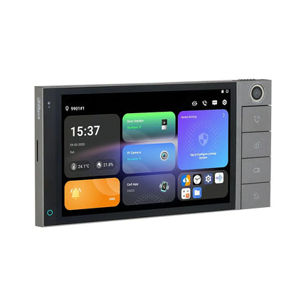 Dahua Dahua SCP3024B-CBZ, Binnenpost met Android 14, 7" IPS-touchscreen en cameramodule, Inbouw