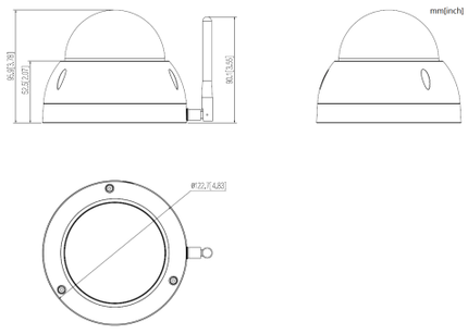 Dahua Dahua SD22204DB-GNY-W 2MP Wi-Fi Starlight D/N Mini PTZ Dome 4x optischer Zoom