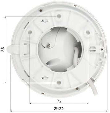 Dahua Dahua Set 3x Turret 8MP + Recorder & Cabling