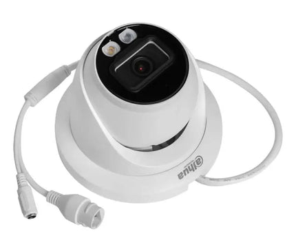 Dahua Dahua Set 4x Turret 8MP 4K Full-Color + Recorder & Cabling