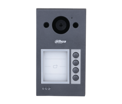 Dahua Dahua VTO3311Q-WP, Video Intercom 4 knops buitenpost PoE en WiFi met Proximity
