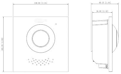 Dahua Dahua VTO4202F-P-S2 Video Intercom Camera Main Module