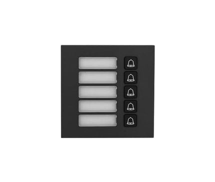 Dahua Dahua VTO4202FB-MB5 5-way bell push button Black