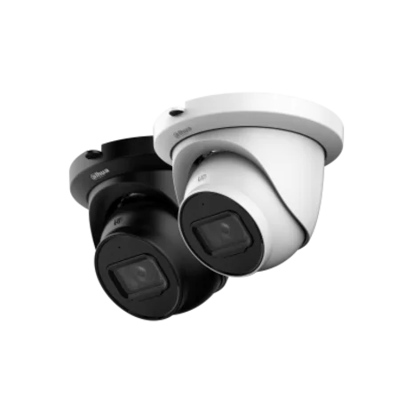 Dahua IPC-HDW2441TM-S 4MP IR WizSense Turret IR leds, SD slot, PoE, build-in Mic. Black