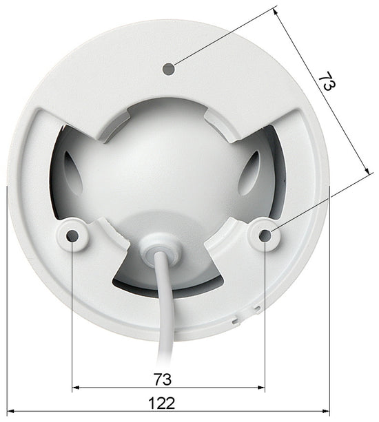 Dahua IPC-HDW2531RP-ZS Black 5MP WDR IR-Mini Dome camera varifocal lens, gemotorizeerd 2.7-13.5mm