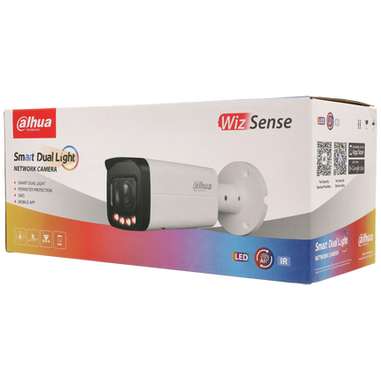 Dahua IPC-HFW2849T-ZAS-IL Bullet Zoom Lens 2.7-13.5mm, 8MP/4K PoE, Dual light