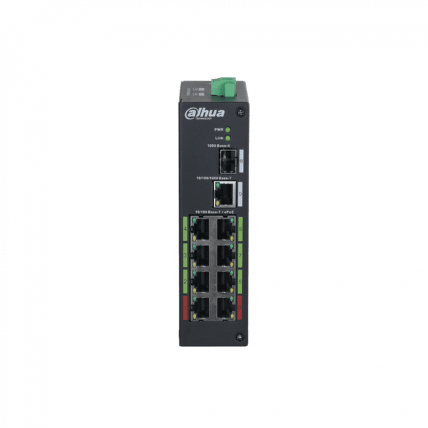 Dahua LR2110-8ET-120-V2, 8x PoE Switch (120W), 1x Uplink, 1x SFP