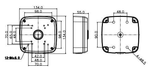 Dahua PFA121 montage box