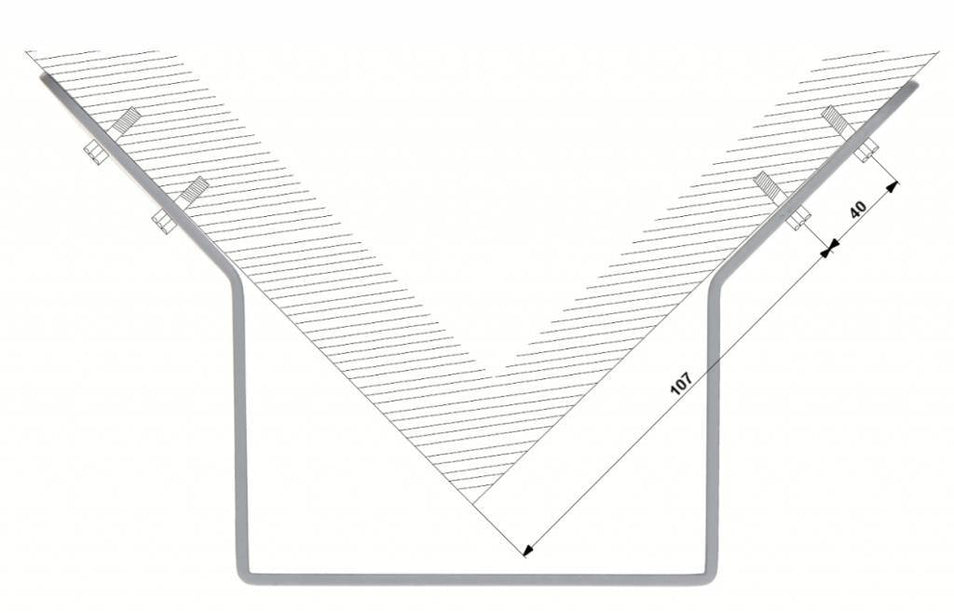 Dahua PFA151 hoekbeugel
