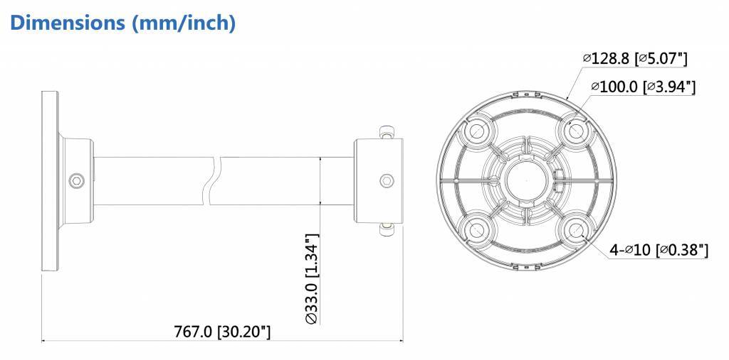 Dahua PFB220C plafondsteun