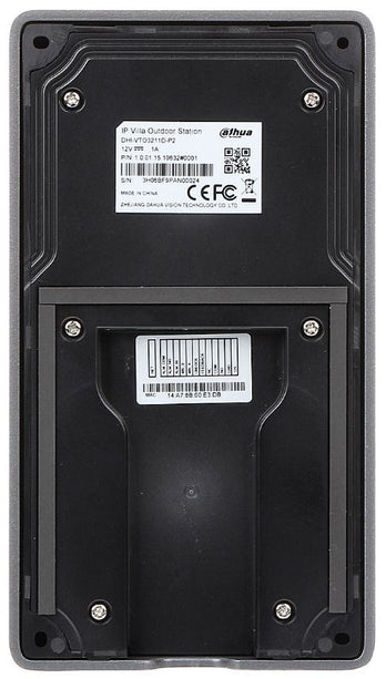 Dahua VTO3211D-P2 Video Intercom buitenpost met 2 drukknoppen, Mifare taglezer, PoE