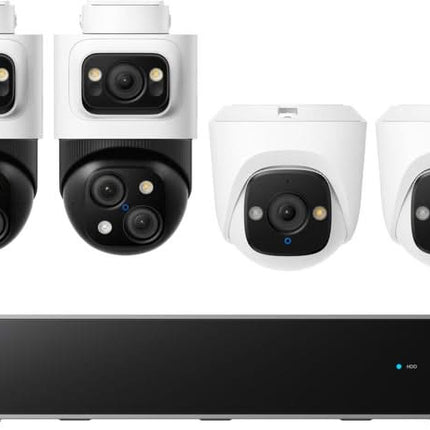 Eufy Eufy Sicherheitskamera-Set; PoE-Recorder, 2x Turret und 2x PTZ-Kamera