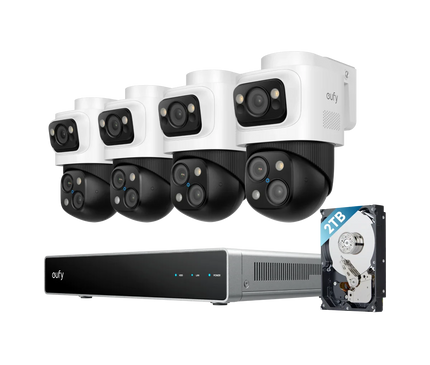 Eufy Eufy Beveiligingscamera set; PoE recorder met 4x S4 PTZ
