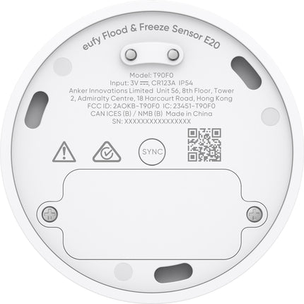 Eufy Eufy E20 Capteur d'inondation et de gel