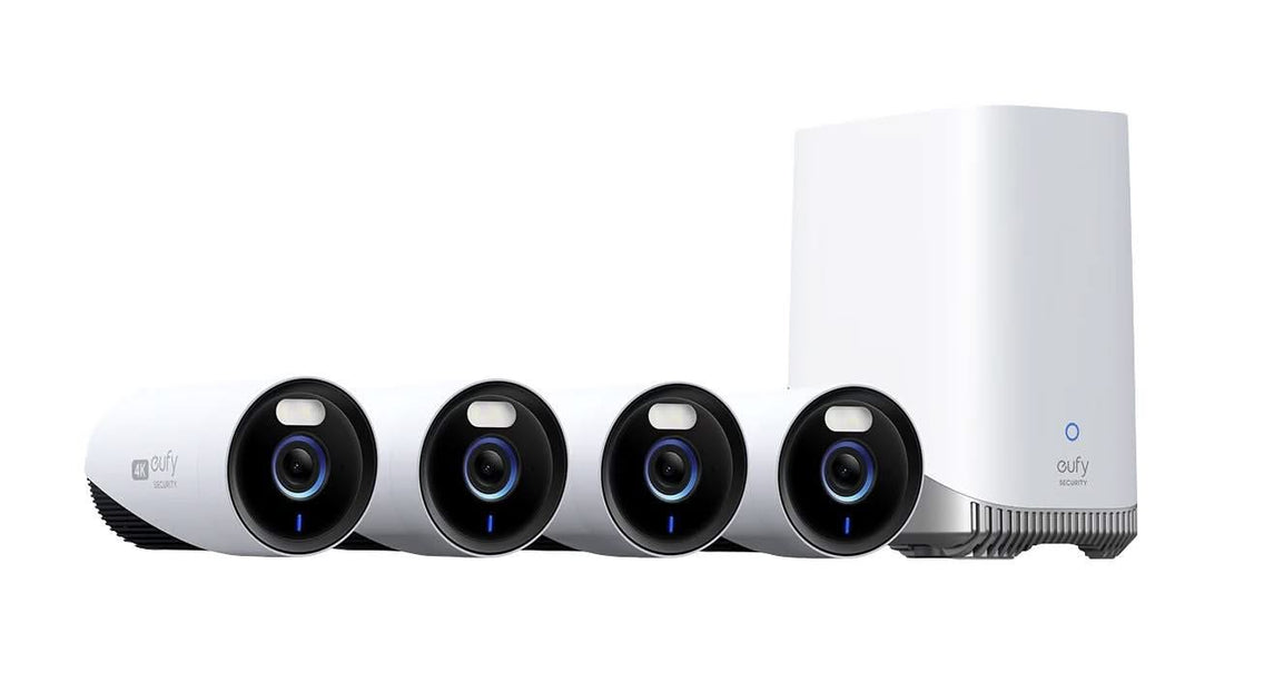 Eufy Eufy E330 4-pack camera set (WIFI fixed power supply) with Homebase 3
