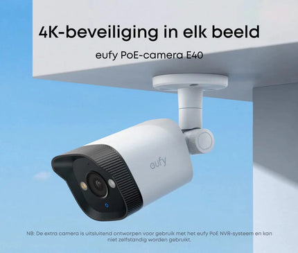 Eufy Eufycam E40 8MP 4K Bullet PoE Add-On camera