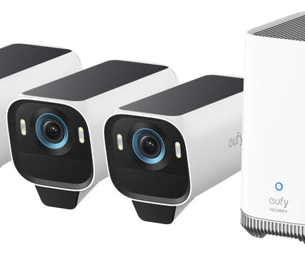 Eufy EufyCam S3 Pro, 3er-Pack mit HomeBase 3