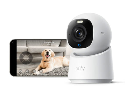 Eufy Eufy Indoor Cam E30, Pan & Tilt draaibaar 8Mp 4K, spotlight, nachtzicht, 360gr.