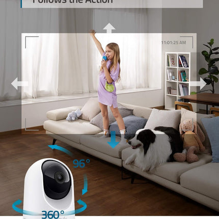 Eufy Eufy Indoor Cam, schwenk- und neigbar, drehbar 2K
