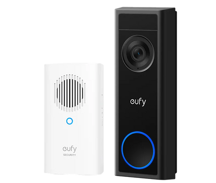Eufy Eufy Smart Video-Türklingel-Set, batteriebetrieben, 1080p, kabellose Klingel