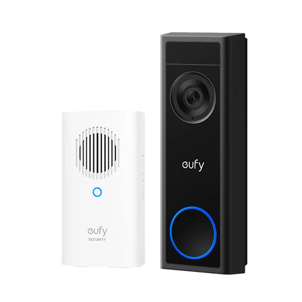 Eufy Eufy Smart Video-Türklingel-Set, batteriebetrieben, 1080p, kabellose Klingel