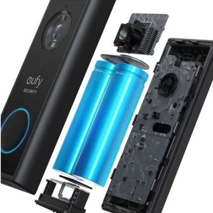 Eufy Eufy Videodeurbel Add-on, 2K resolutie, oplaadbare batterij, uitbreiding op Homebase