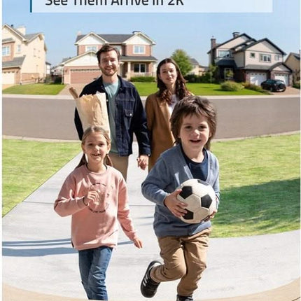 Eufy Eufy Videodeurbel Add-on, 2K resolutie, oplaadbare batterij, uitbreiding op Homebase