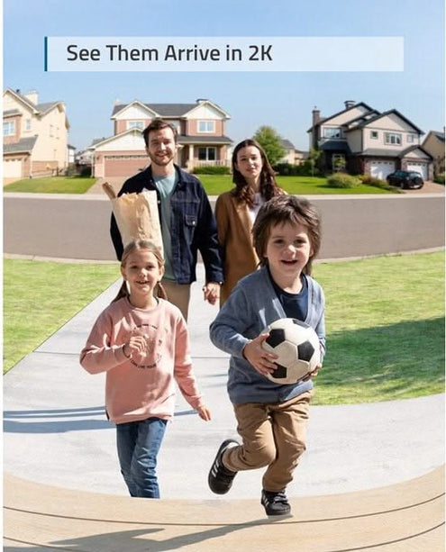 Eufy Eufy Video-Türklingel Add-on, 2K-Auflösung, wiederaufladbare Batterie, Erweiterung zu Homebase