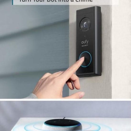 Eufy Eufy Videodeurbel Add-on, 2K resolutie, oplaadbare batterij, uitbreiding op Homebase