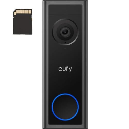 Eufy Eufy Videodeurbel C31 met 32GB SD kaart, batterij en/of bedrade aansluiting