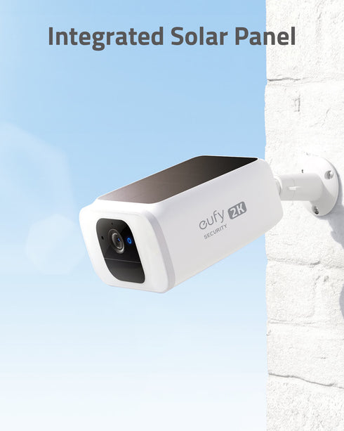 Eufy Security SoloCam S40 Solar 2K resolutie, Batterij met ingebouwd zonnepaneel DEMO